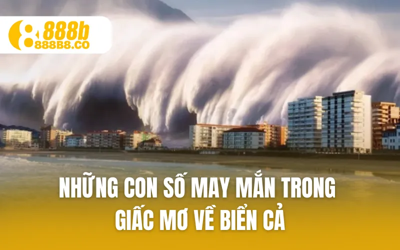 Những con số may mắn trong giấc mơ về biển cả